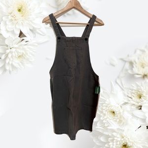 🔅BNwT twik gray pinafore jean dress size M